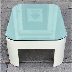 Karl Springer Karl Springer Raffia Clad Coffee Table - 4558153