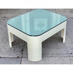 Karl Springer Karl Springer Raffia Clad Coffee Table - 4558157