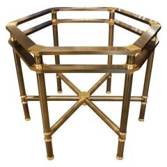 Karl Springer Karl Springer Rare Hexagonal Jansen Style Table 1970s - 459398