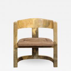 Karl Springer Karl Springer Rare Onassis Lounge Chair1970s - 2030225