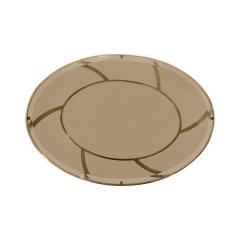 Karl Springer Karl Springer Rare Onyx Coffee Table with Beveled Bronze Glass 1980s - 4222048