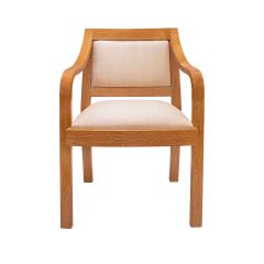 Karl Springer Karl Springer Regency Arm Chair in Lacewood 1970s - 4311347