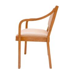 Karl Springer Karl Springer Regency Arm Chair in Lacewood 1970s - 4311352