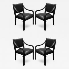 Karl Springer Karl Springer Regency Arm Chairs 1980s - 253744