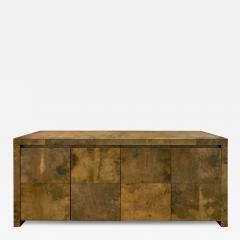 Karl Springer Karl Springer Royal Palm 4 Door Cabinet in Lacquered Goatskin ca 1990 - 3363518