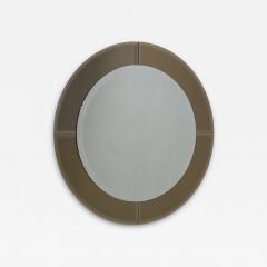 Karl Springer Karl Springer Saturn Mirror with Bronzed Mirror Border - 4658634