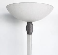 Karl Springer Karl Springer Seguso Scavo Torchere Floor Lamp In Line Dimmer Switch 1980s - 4564324