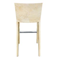 Karl Springer Karl Springer Set of 4 Goatskin JMF Bar Stools 1979 - 242647