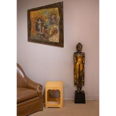 Karl Springer Karl Springer Standing Buddha Sculpture in Gilt Bronze 19th Century - 4330522