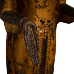 Karl Springer Karl Springer Standing Buddha Sculpture in Gilt Bronze 19th Century - 4330526