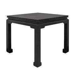 Karl Springer Karl Springer Stunning Flip Top Game Dining Table in Lacquered Linen 1980s - 4228778