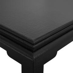 Karl Springer Karl Springer Stunning Flip Top Game Dining Table in Lacquered Linen 1980s - 4228785