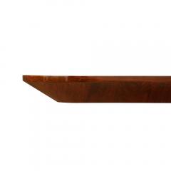 Karl Springer Karl Springer Stunning Monumental Dining Table in Rosewood with Inlay 1980s - 3063129