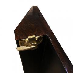 Karl Springer Karl Springer Stunning Monumental Dining Table in Rosewood with Inlay 1980s - 3063131