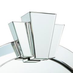 Karl Springer Karl Springer Stunning Monumental Dome Top Art Deco Mirror 1980s - 3143943