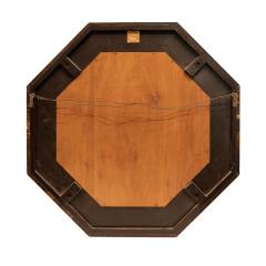 Karl Springer Karl Springer Stunning Octagonal Mirror in Lacquered Goatskin 1970s Signed  - 2849198