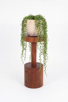 Karl Springer Karl Springer Style Ribbed Planter c 1980 - 4808967