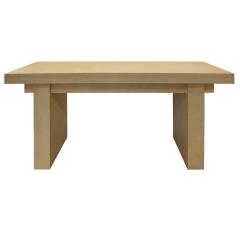 Karl Springer Karl Springer T Style Console Table in Lacquered Linen 1970s - 1908291