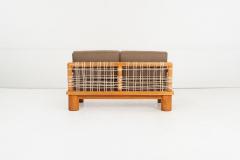 Karl Springer Karl Springer for Karl Springer Ltd Dowelwood Sofa1980c  - 4289499