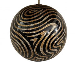 Karl Springer LARGE VERMICELLI COROMANDEL TABLE LAMP - 4620883