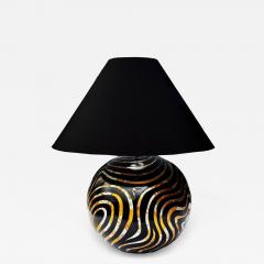 Karl Springer LARGE VERMICELLI COROMANDEL TABLE LAMP - 4648293