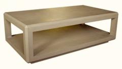 Karl Springer LTD BEVELED PARSONS COFFEE TABLE - 4619161