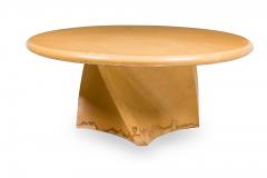 Karl Springer LTD Karl Springer American Mid Century Circular Goatskin Dining Table - 4272615