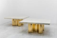 Karl Springer LTD Karl Springer LTD Freeform Dining Table with Custom Goatskin Top USA - 4036720