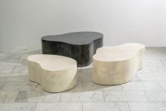 Karl Springer LTD Karl Springer LTD Lacquered Goatskin Free Form Low Table USA - 4036806