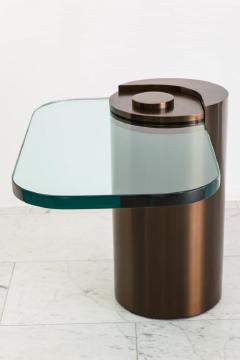 Karl Springer LTD Karl Springer LTD Royal Bronze Sculpture Leg Table USA - 4036727