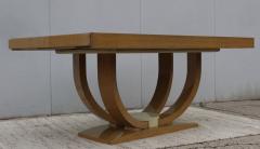 Karl Springer LTD Karl Springer Style Art Deco Dining Table With Two Leaves - 1542624