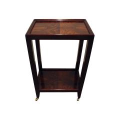 Karl Springer LTD Karl Springer Telephone Table in Double Book Matched Flame Mahogany 2002 - 720334