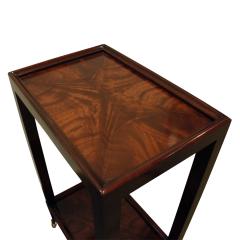 Karl Springer LTD Karl Springer Telephone Table in Double Book Matched Flame Mahogany 2002 - 720336