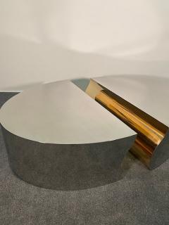 Karl Springer LTD Modern Stainless Steel Bronze Center Freeform Cocktail Table Karl Springer - 4641657