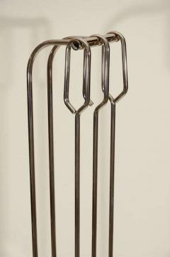 Karl Springer LTD Springer Style Polished Nickel Fireplace Tools - 3915505