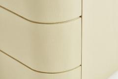 Karl Springer Lacquered Grasscloth Credenza attributed to Enrique Garcel circa 1970 - 1958377