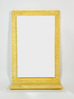 Karl Springer Large Wall Mirror in the Style of Karl Springer - 2727796
