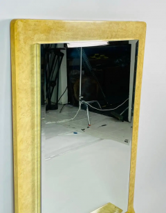 Karl Springer Large Wall Mirror in the Style of Karl Springer - 2727805