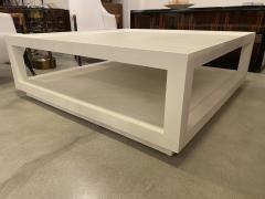 Karl Springer Ltd Mid Century American Modern Coffee Table Made to Order  - 4631354