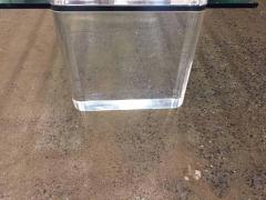Karl Springer Lucite Coffee Table Style of Karl Springer - 2089877