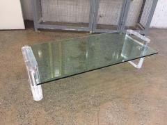 Karl Springer Lucite Coffee Table Style of Karl Springer - 2089878