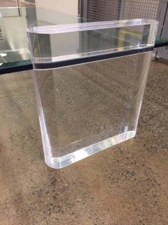 Karl Springer Lucite Coffee Table Style of Karl Springer - 2089879