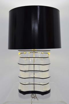 Karl Springer Lucite and Acrylic Table Lamp by Clear Lite - 1456353