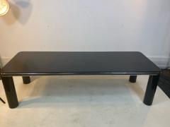 Karl Springer MODERN BLACK MARBLE AND CHROME COFFEE TABLE BY KARL SPRINGER - 1640511