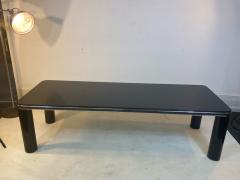 Karl Springer MODERN BLACK MARBLE AND CHROME COFFEE TABLE BY KARL SPRINGER - 1640517