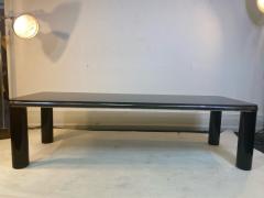 Karl Springer MODERN BLACK MARBLE AND CHROME COFFEE TABLE BY KARL SPRINGER - 1640518