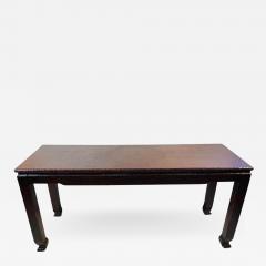 Karl Springer MODERN RED LACQUER WOVEN DESIGN CONSOLE IN THE MANNER OF KARL SPRINGER - 1810135