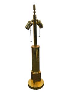 Karl Springer MODERNIST POLISHED BRASS LAMP BY KARL SPRINGER - 4605158