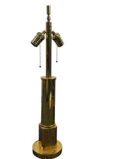 Karl Springer MODERNIST POLISHED BRASS LAMP BY KARL SPRINGER - 4605163