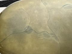 Karl Springer MODERNIST SCULPTURAL GOATSKIN COFFEE TABLE BY KARL SPRINGER - 2803293